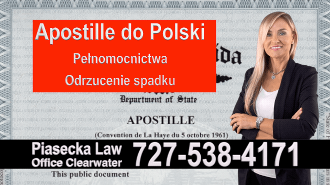 Czy pełnomocnictwo polskie może być sporządzone w Stanach Zjednoczonych?Polski Adwokat - Tampa, Floryda